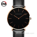 Reloj Hannah Martin CH02 para hombre, reloj de pulsera de cuarzo resistente al agua de lujo de la mejor marca, relojes de negocios de cuero para niños